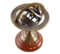 Sphère armillaire en Laiton au Fini Antique