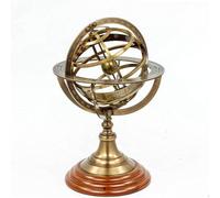 Sphère armillaire nautique en laiton antique avec gravure 20,3 cm Articles de décoration d'intérieur