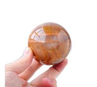Sphère de cristal de pierre de soleil naturelle | Boule d'héliolite
