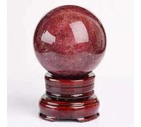 Sphère de Cristal, Sphère de Cristal Feng Shui Artisanat Décoration de Bureau Entrée de Bureau Salon Étude Décoration de la Maison Boule de Divination Boule de Sorcellerie(7~8cm)