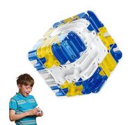 Sphère de Labyrinthe,Bille Roulante Casse-tête,Cube Labyrinthe 3D,Qui transforme la logique en Plaisir Puzzle interactif,adapté aux Enfants et aux Adultes Cube Casse-tête (Bleu)