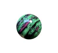Sphère de rubis Zoisite naturelle-boule de cristal polie de pierre brute,