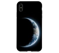 Sphère de Terre partiellement éclairée avec Nuages Coque pour iPhone XS Max