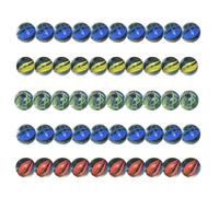 Sphère de verre - Orbes d’aquarium ronds, boules décoratives rondes | Boules de verre de couleurs assorties pour aquariums, vases, projets d'artisanat et décoration intérieure, conception ronde