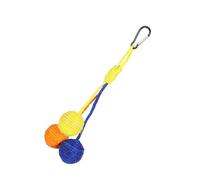 Sphère en sisal à suspendre pour chats - Favorise le jeu interactif et la santé - Jouet coloré en sisal naturel