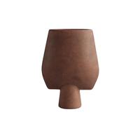 Sphere Grand Vase Carré Terre Cuite