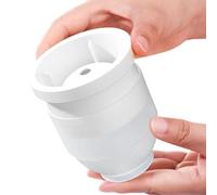 Sphere Ice Tray - Stackable Lidded Freezer Mold, Round Ice Maker for Hosting, Cocktail Chilling Tool, Home Bar Accessory with Flexible Easy Release Wall, Beverage Cooling Tool for Freezing & Cooling