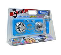 Sphère lumineuse à effet Disco bleu¿ Table de mixage