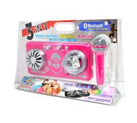 Sphère lumineuse à effet Disco rose- Table de mixage