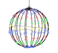 Sphere Lumineuse Exterieure Noel, Sphères Éclairées Pliables 3D Pliable Boule Lumineuse À Structure, Boules De Noël LED, Boule Lumineuse À Suspendre Pour Arbre Porche Cour Jardin Fête De Mariage Décor
