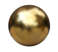 Sphère Miroir en Acier Inoxydable - Boule Creuse en Acier Inoxydable 201 | Boule Creuse en Or de Titane sans, Boule d'observation de Jardin pour décoration de Jardin d'étang de pelouse à l'air
