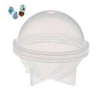 Sphère moule en silicone pour la ronde résine époxy Artisanat Fabrication de bijoux Cire de bougie maison Savon Diy plastique Bath moule Bomb (de dia.20mm)