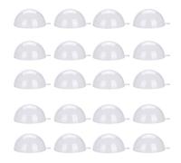Sphere Plastique Transparente 5cm - 20 pièces - Décoration pour Mariage, Noël, Anniversaire - Boules Remplissables en Plastique - Créer Une Atmosphère Chaleureuse - Taille en Option - Diamètre 5cm