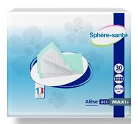 Sphère Santé - Bed Maxi + Alèses jetables 60x90 cm - Protection literie - Absorption maximale 1850 ML - Confort et qualité française - Avis Clients excellents