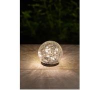 Sphère solaire GALIX - Effet verre brisé - Ø 10 cm - 15 LED blanches
