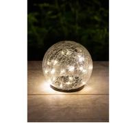 Sphère solaire GALIX - Effet verre brisé - Ø 15cm - 25 LED blanches