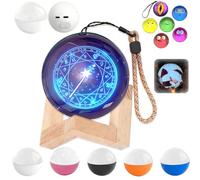 Sphère vidéo personnalisée - Lecteur vidéo boule de cristal de 6,9 cm, vidéos et photos téléchargeables personnalisées, cadeau mémoire unique