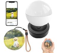 Sphère vidéo personnalisée Memory Orb, Mise à Niveau 2026: Accrochez Tous Vos Souvenirs, décoration de Noël, Compatible iOS et Android, téléchargement vidéos Photos Via Wi-FI(White)