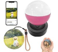 Sphère vidéo personnalisée Memory Orb, Mise à Niveau 2026: Accrochez Tous Vos Souvenirs, décoration de Noël, Compatible iOS et Android, téléchargement vidéos Photos Via Wi-FI(Pink)