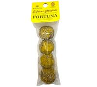 Sphères magiques Fortuna Aromanza Argentina - 4 bombes de défumation vanille, cannelle, noix de coco, ambre, cacao et romarin - HOSTENATURA