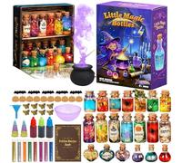 SPHERETRON Lot de 20 potions magiques pour enfants - Mélange de 20 bouteilles de poussière de fée - Mélange magique - Kit de bricolage - Jouet créatif - Jouet pour garçons et filles - 6, 7, 8, 9, 10+