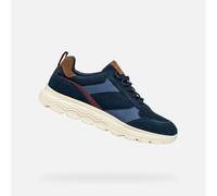 Geox U SPHERICA Baskets pour Homme, Bleues, 41 EU, Bleu, 41 EU