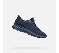 Geox Femme D Spherica Plus A Basket, Bleu Marine, 35 EU