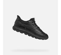 Geox D SPHERICA Plus B Baskets pour Femme Noir Taille 35 EU, Noir, 35 EU