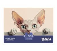 Sphinx Chat 1000 Pieces Puzzle pour Adulte Jeu Éduchatif Défi De l'art De La DécoRation Moderne Adultes Et Enfants Dès 14 Ans 70x50cm/1000pcs