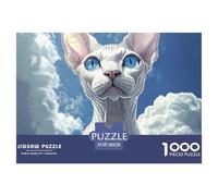 Sphinx Chat 1000 Pièces Puzzles pour Adultes sur Le Thème De Animaux Premium Quality Difficile Et Stimulant Parfait pour Les Amateurs Art Classique 38x26cm/1000pcs