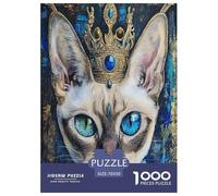 Sphinx Chat Puzzle 1000 Pièces Educa Jouet Divertissement Créatif DécoRation Intérieure Animaux Jeu Éduchatif Challenge Toy Adultes & Enfants des 14 Ans 70x50cm/1000pcs