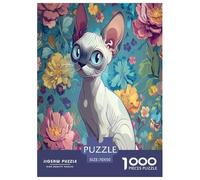 Sphinx Chat Puzzle 1000 Pièces Educa Jouet en Bois Cadeau Unique DécoRation Intérieure Jeu Éduchatif Challenge Toy Adultes & Enfants des 14 Ans 70x50cm/1000pcs