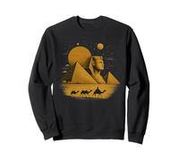 Sphinx égyptien et Pyramide Art Egypte Désert Camel Caravane Sweatshirt