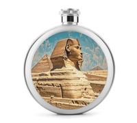 Sphinx - Flasque à whisky en acier inoxydable étanche pour alcool, camping, voyage, cadeaux - 140 ml
