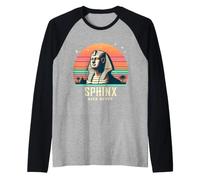 Sphinx Gizeh Égypte Souvenir du Caire Pyramides Fier Manche Raglan