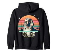 Sphinx Gizeh Égypte Souvenir du Caire Pyramides Fier Sweat à Capuche