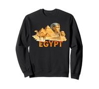 Sphinx Gizeh Pyramide Pharaon Aquarelle Egypte Voyage Sweatshirt