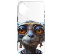 Sphynx Bastet Pharaon de Dessin animé égyptien Cadeau pour Les Amoureux des Chats Coque pour iPhone 16 Plus