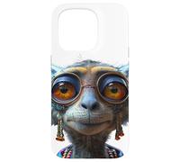 Sphynx Bastet Pharaon de Dessin animé égyptien Cadeau pour Les Amoureux des Chats Coque pour iPhone 15 Pro