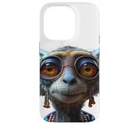 Sphynx Bastet Pharaon de Dessin animé égyptien Cadeau pour Les Amoureux des Chats Coque pour iPhone 14 Pro