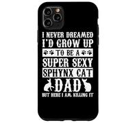Sphynx Cat Dad Apparel Top Funny Cats Lover Coque pour iPhone 11 Pro Max