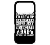 Sphynx Cat Dad Apparel Top Funny Cats Lover Coque pour iPhone 17 Pro