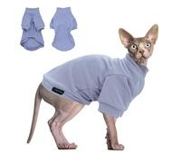 Sphynx - Chandail sans poils pour chat - Chandail doux et chaud à manches longues - Vêtements pour animaux de compagnie - Pyjama pour petits chiens, chatons - Vêtements pour animaux de compagnie