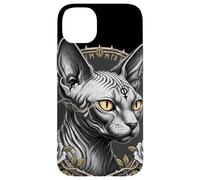 Sphynx Gothique Chat Occulte sorcière géométrie sacrée Coque pour iPhone 14 Plus
