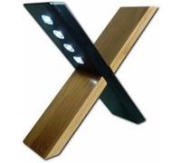 Lampe solaire design en bambou Sphynx