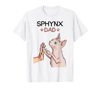Sphynx Papa Papa Sphinx Chat Chat Nu Amoureux Des Chats T-Shirt