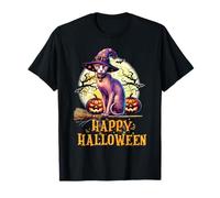 Sphynx Sphinx Chapeau de sorcière sans Poils pour Amoureux des Chats T-Shirt