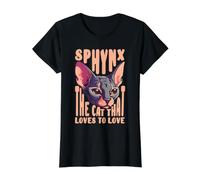 Sphynx The Cat That Loves to Love Cat Lover Owner T-Shirt Graphique avec Valeur