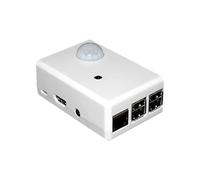 sb components SPI-Box Raspberry Pi 2 Caso Bianco Con punti di fissaggio swith per il modulo fotocamera PIR e Raspberry Pi