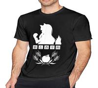 SPI-Ce and Wolf Men's T-Shirt Adult Short Sleeve Tee Fashion Summer Tops Black XXL